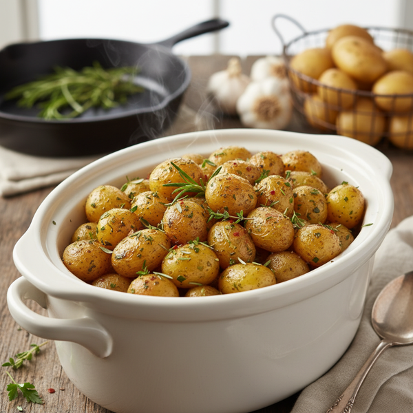 Savory Herb-Infused Slow Cooker Potatoes recipe