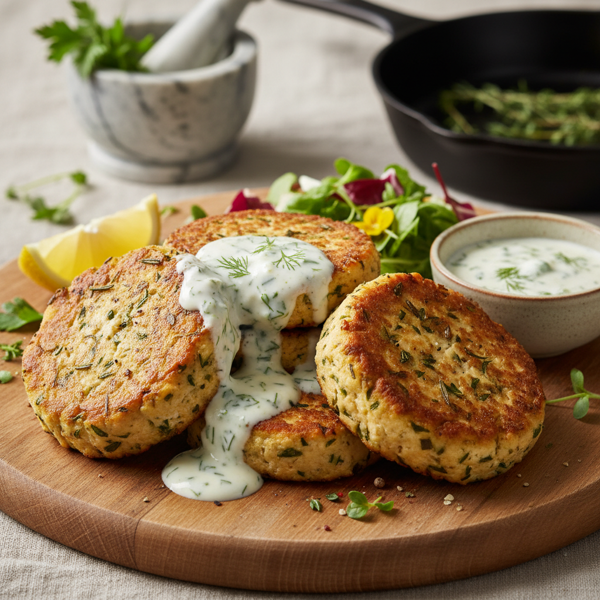 Savory Herb-Infused Tofu Patties recipe