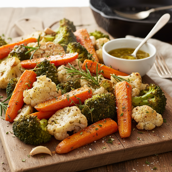 Savory Herb-Roasted California Blend Vegetables recipe