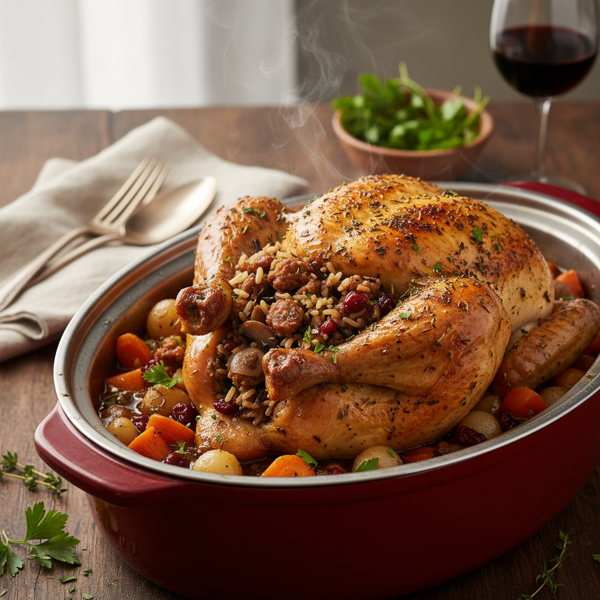 Savory Herb-Stuffed Crock Pot Delight recipe