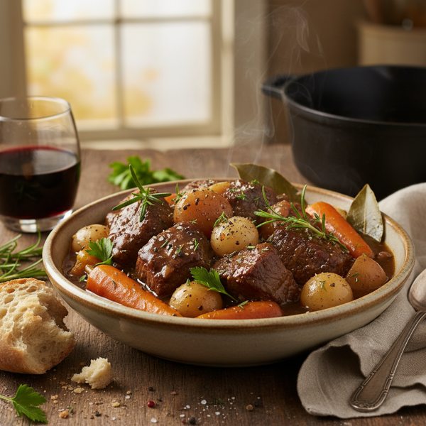 Savory Herb Beef Stew recipe