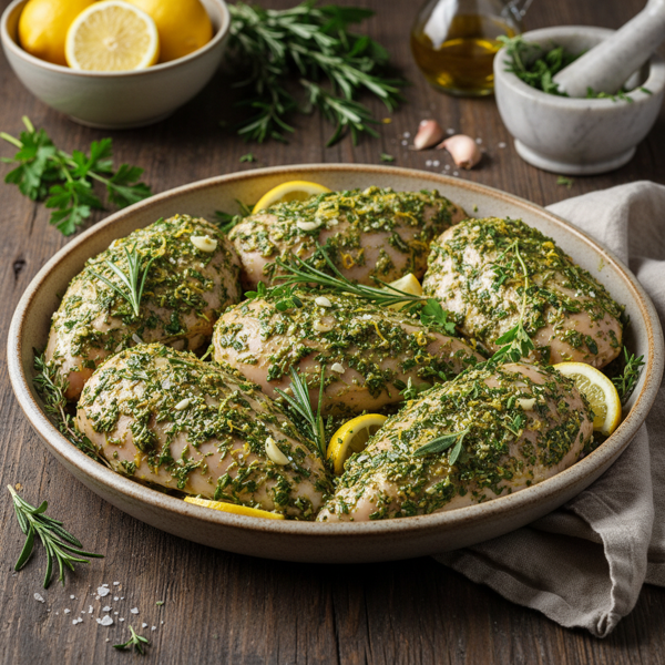 Savory Herb Chicken Marinade recipe