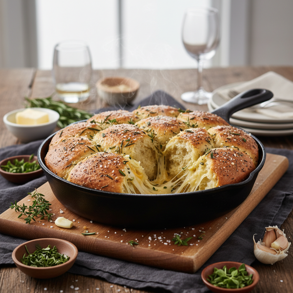 Savory Herb Pull-Apart Bread recipe