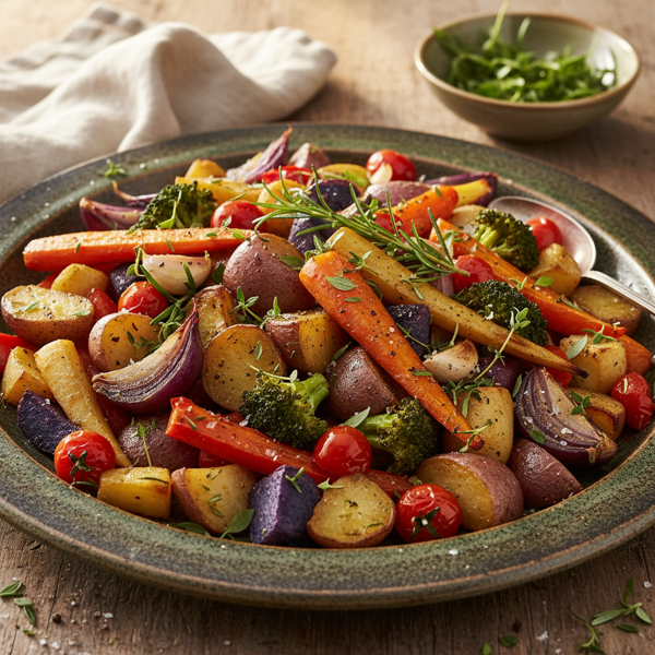 Savory Herb Roasted Vegetable Medley recipe