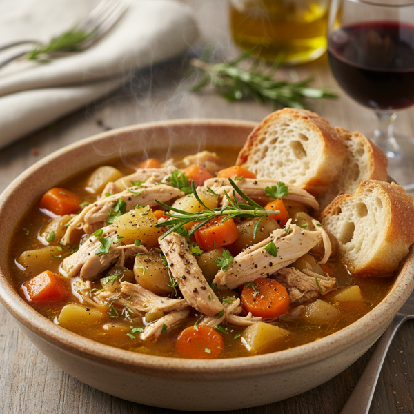 Savory Herb & Chicken Stew recipe
