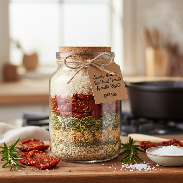 Savory Herb & Sun-Dried Tomato Risotto Gift Mix recipe