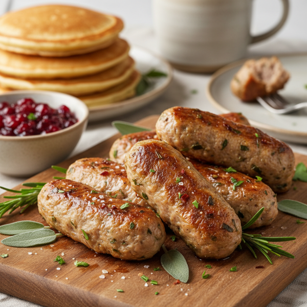 Savory Herbal Turkey Breakfast Sausage recipe
