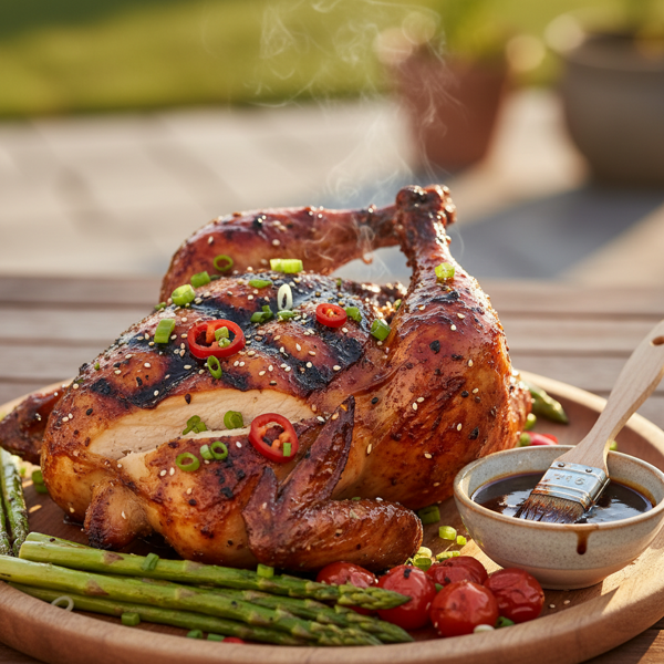 Savory Hoisin-Glazed Grilled Chicken recipe
