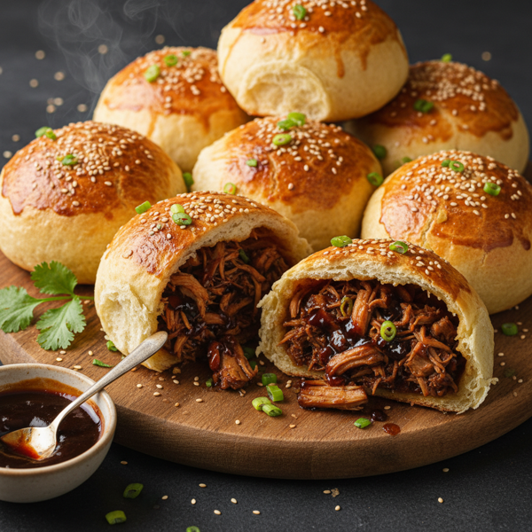 Savory Hoisin Chicken Buns recipe