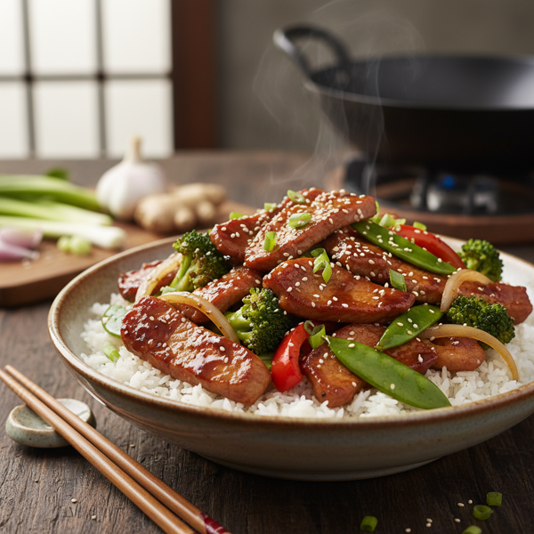 Savory Hoisin Pork Stir-Fry recipe