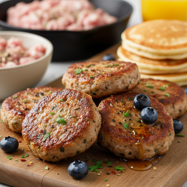 Savory Homemade Breakfast Sausage Patties recipe