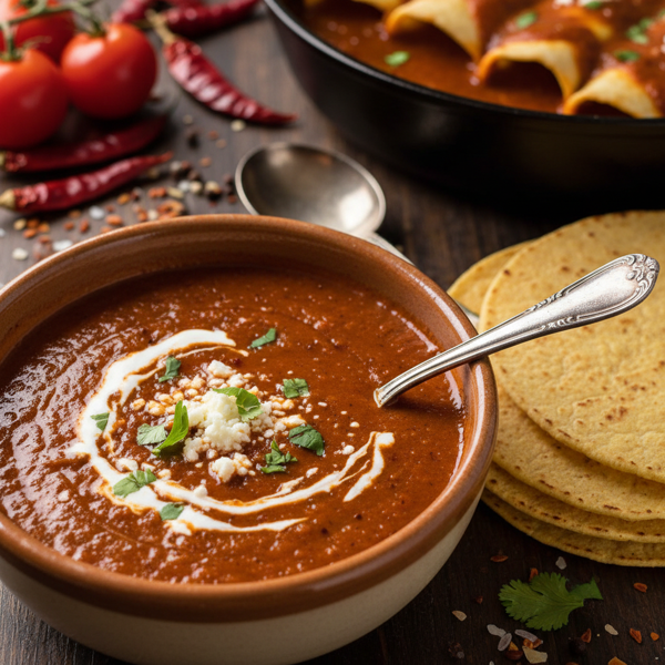 Savory Homemade Enchilada Sauce recipe