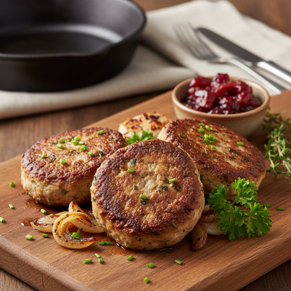 Savory Homemade Liver Sausage Patties recipe