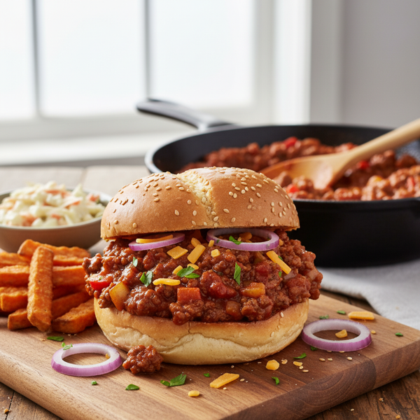 Savory Homemade Sloppy Joes recipe