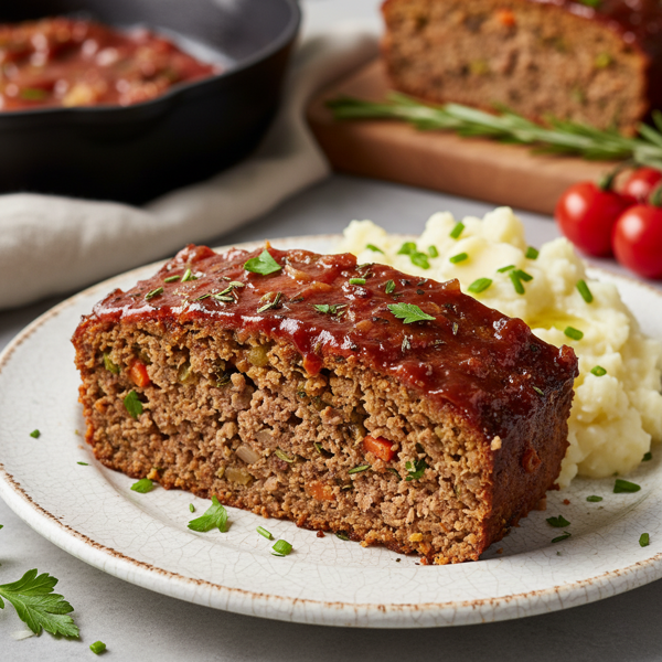 Savory Homestyle Meatloaf Delight recipe