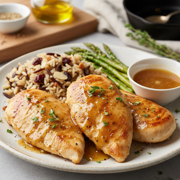Savory Honey-Dijon Glazed Chicken Breasts recipe