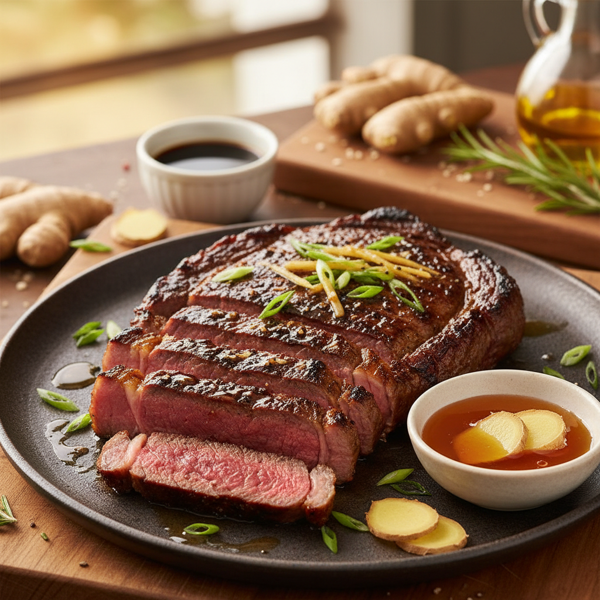 Savory Honey-Ginger Steak Marinade recipe