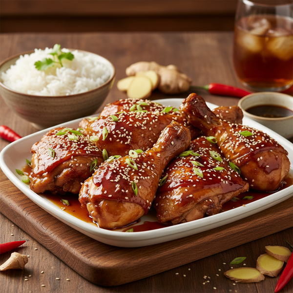 Savory Honey-Ginger Teriyaki Chicken recipe