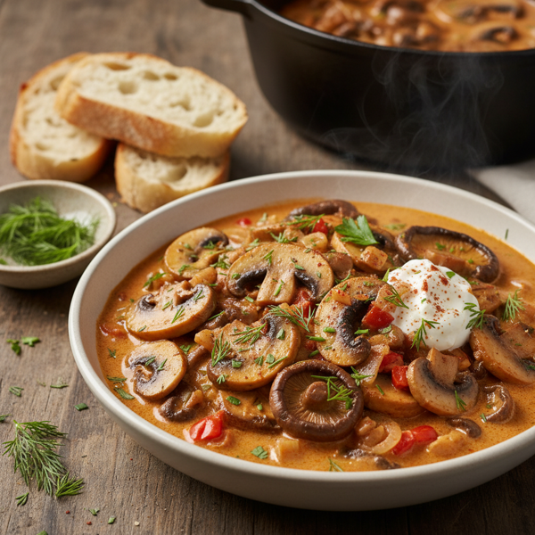 Savory Hungarian Mushroom Delight recipe