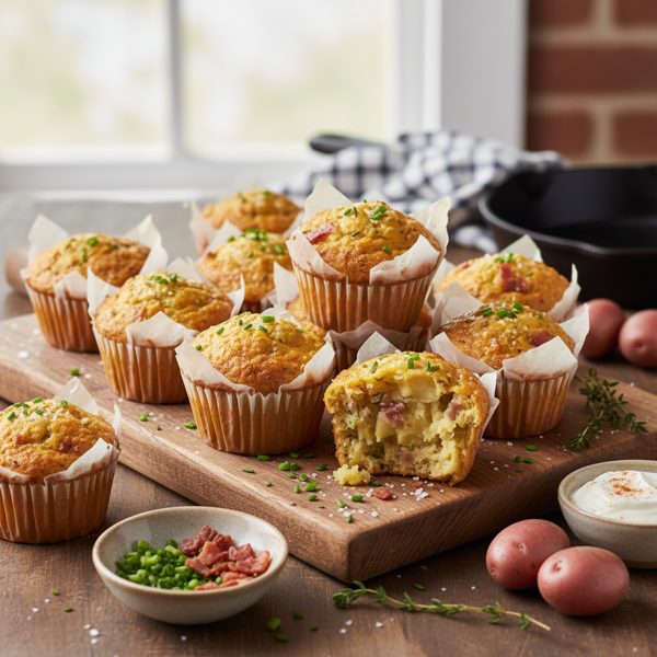 Savory Irish Potato Muffins recipe