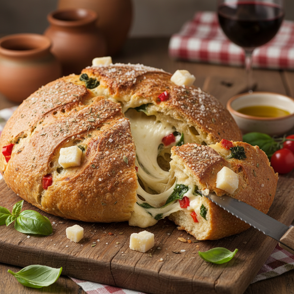Savory Italian Cheese Loaf recipe