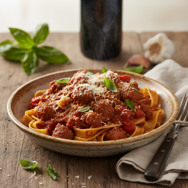 Savory Italian Sausage Ragu recipe