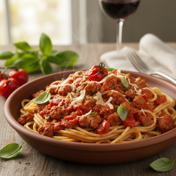 Savory Italian Sausage Spaghetti Sauce recipe