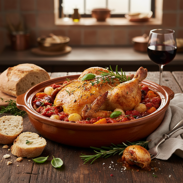 Savory Italian Slow-Cooked Chicken recipe