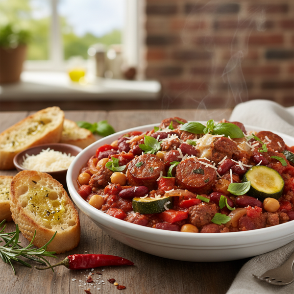 Savory Italian Spiced Chili Delight recipe