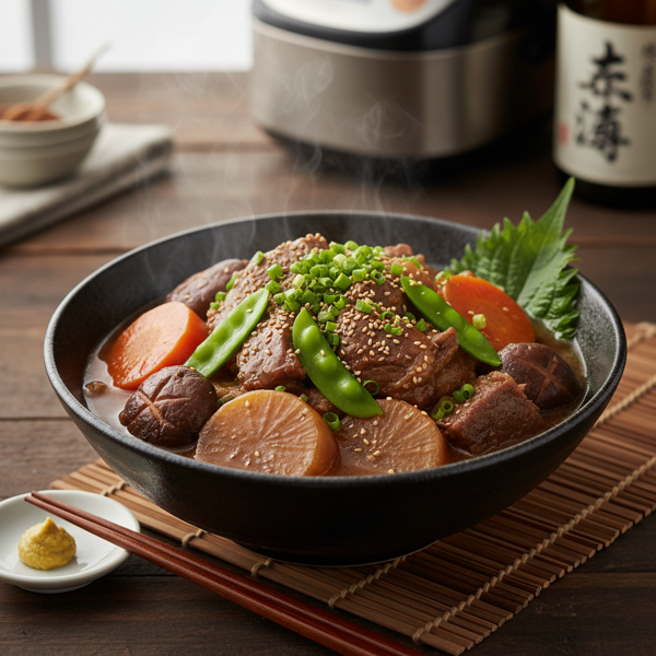 Savory Japanese-Style Beef Stew recipe