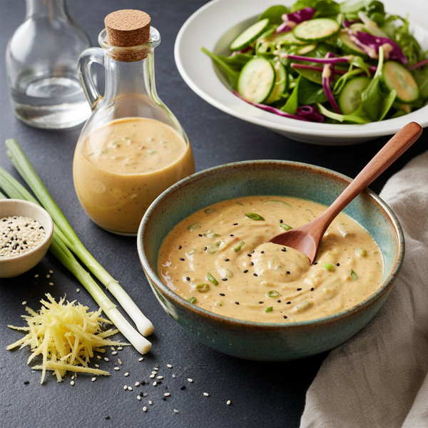 Savory Japanese Ginger Salad Dressing recipe