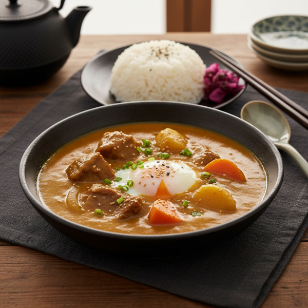 Savory Japanese Golden Curry Delight recipe
