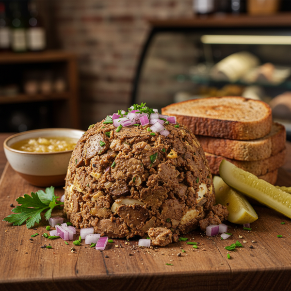 Savory Jewish Deli-Style Chopped Chicken Livers recipe