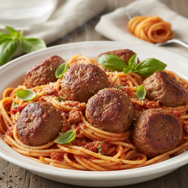 Savory Johnsonville Italian Meatballs & Spaghetti recipe