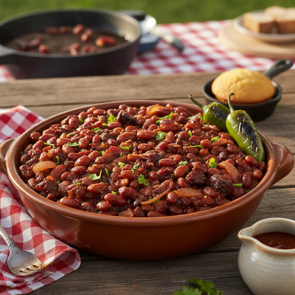 Savory Kansas City Style Baked Beans recipe