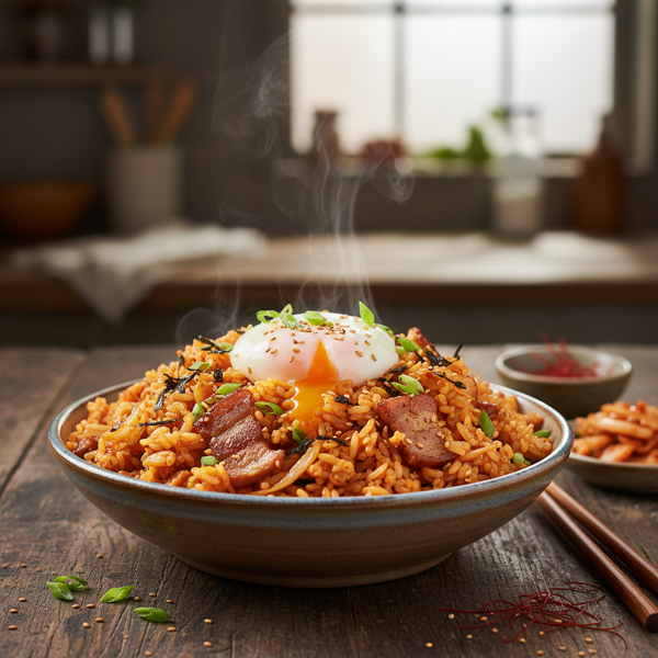 Savory Kimchi Fried Rice Delight recipe