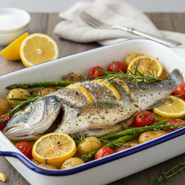Savory Lemon Herb Baked Fish recipe