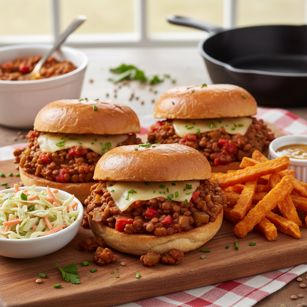 Savory Lentil Sloppy Joes recipe