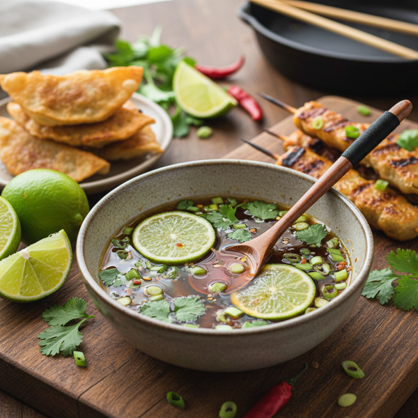 Savory Lime Soy Dipping Sauce recipe