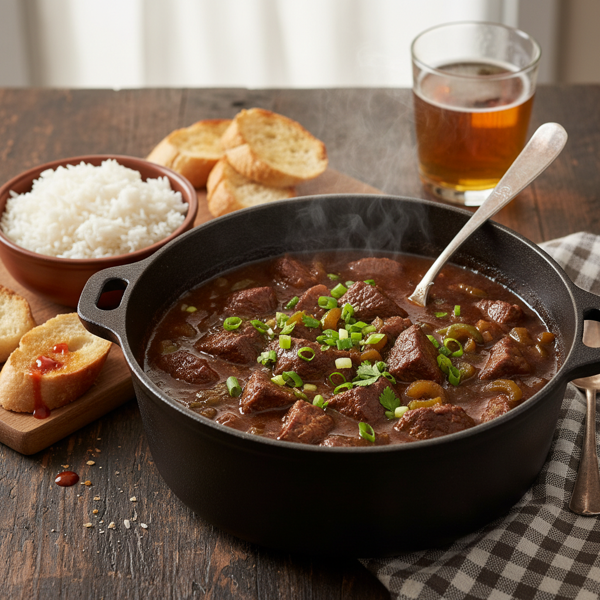 Savory Louisiana Beef Stew recipe