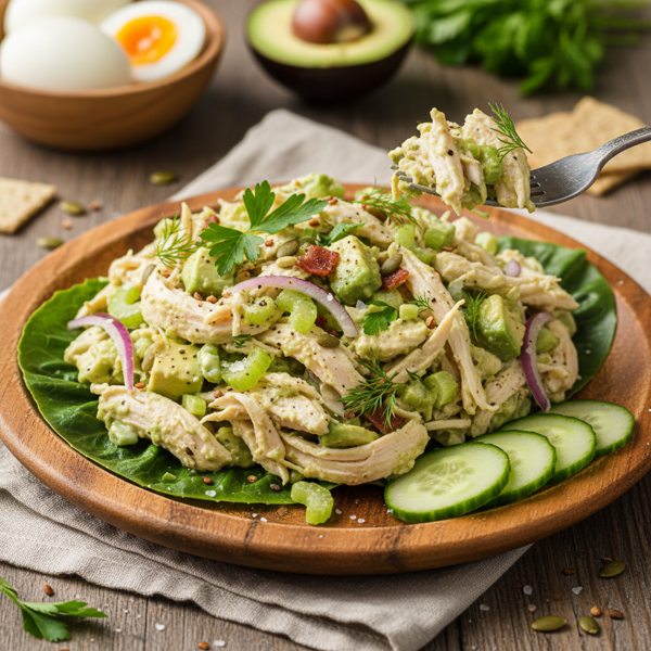 Savory Low-Carb Chicken Salad Delight recipe