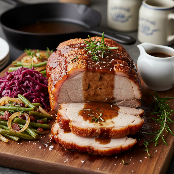 Savory Low-Carb German Pork Roast recipe