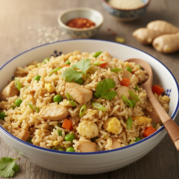 Savory Low-Sodium Fried Rice Delight recipe