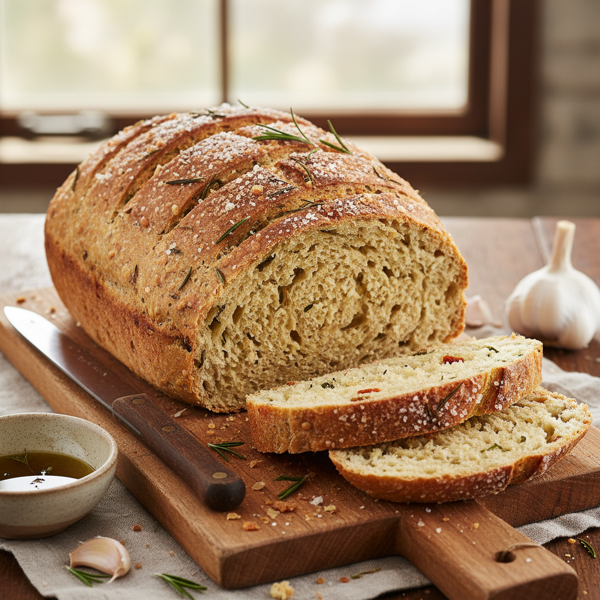 Savory Low Carb Artisan Bread recipe