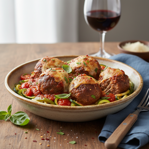 Savory Low Carb Meatballs Delight recipe