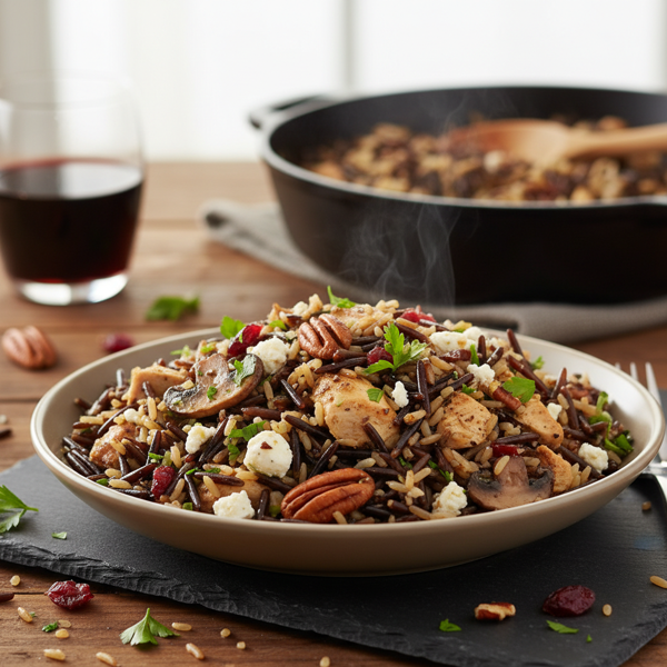 Savory Manitoba Wild Rice Medley recipe
