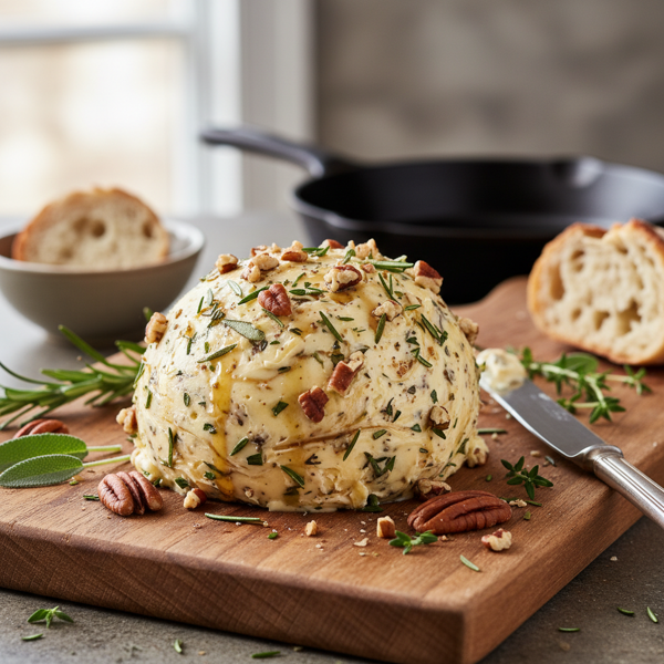 Savory Maple Pecan Herb Butter recipe