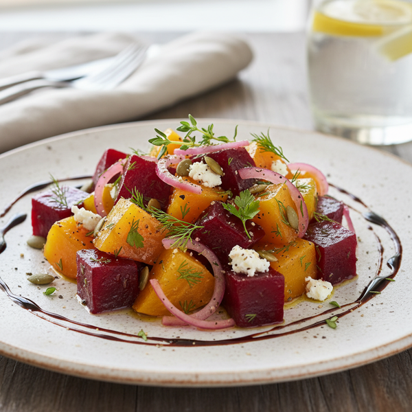 Savory Marinated Beet Salad recipe