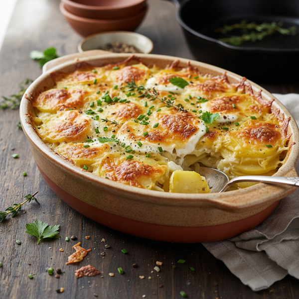 Savory Mascarpone Potato Bake recipe