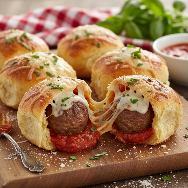 Savory Meatball Sub Kolaches recipe